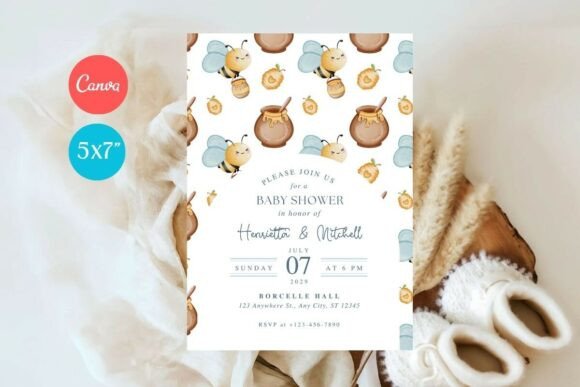 Baby Shower Welcome Sign & Invitation