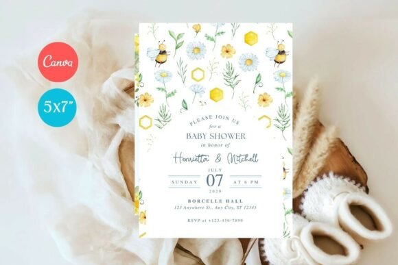 Baby Shower Welcome Sign & Invitation