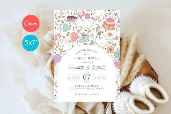 Baby Shower Welcome Sign & Invitation