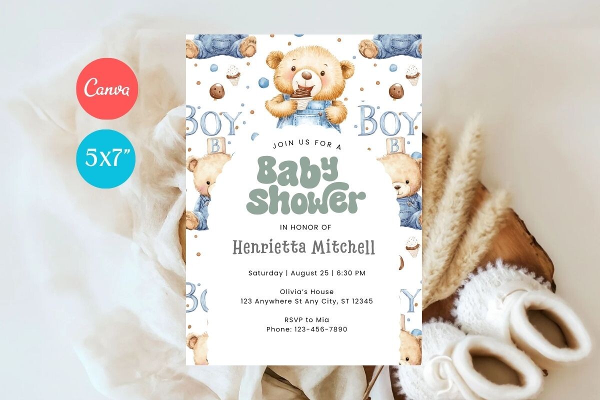 Baby Shower Welcome Sign & Invitation
