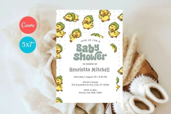 Baby Shower Welcome Sign & Invitation