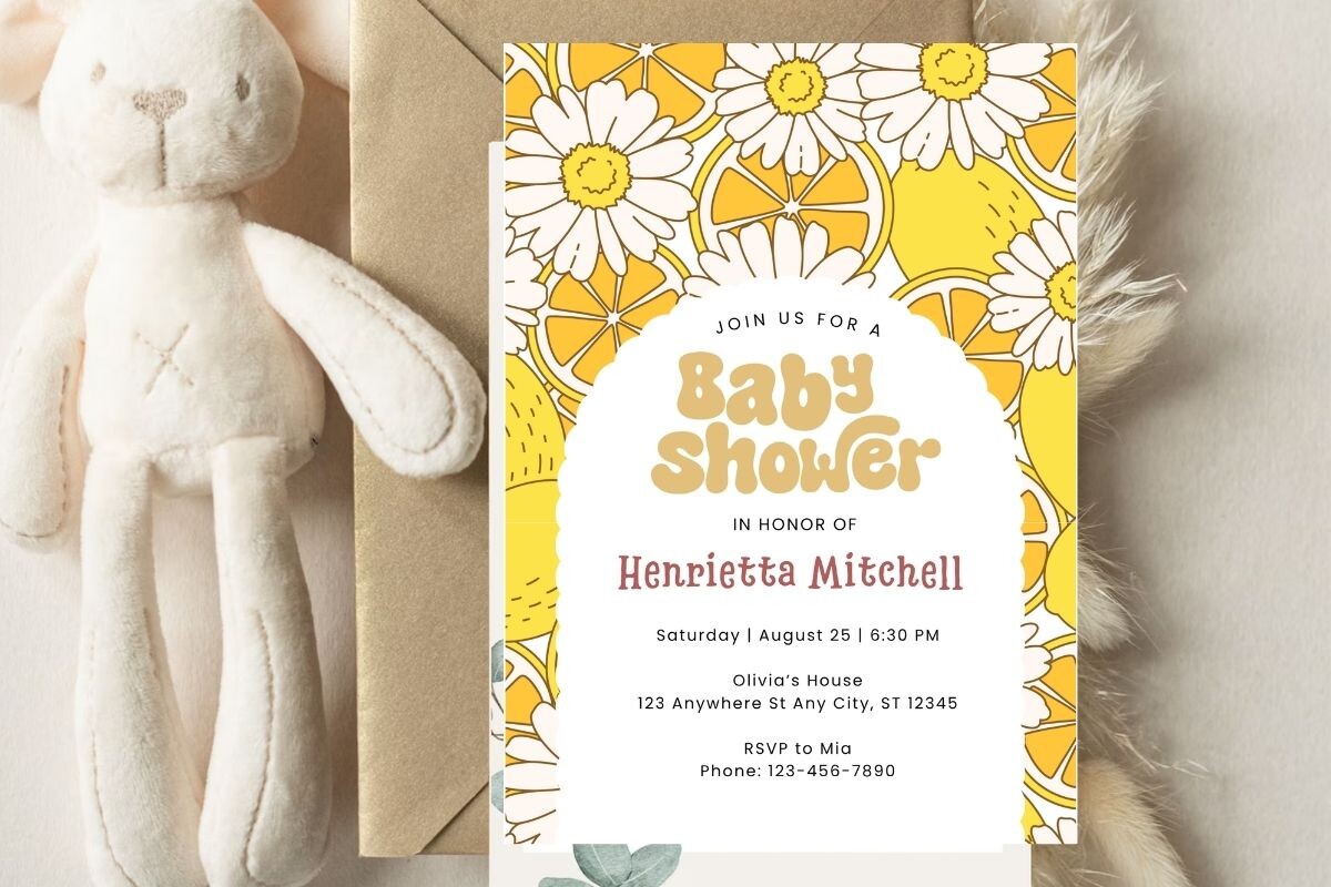Baby Shower Welcome Sign & Invitation