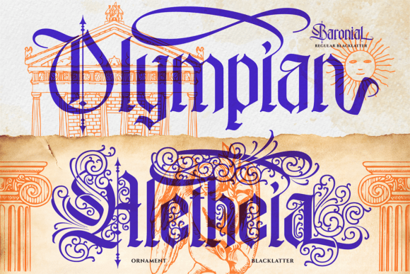 Baronial Font - Preview 3