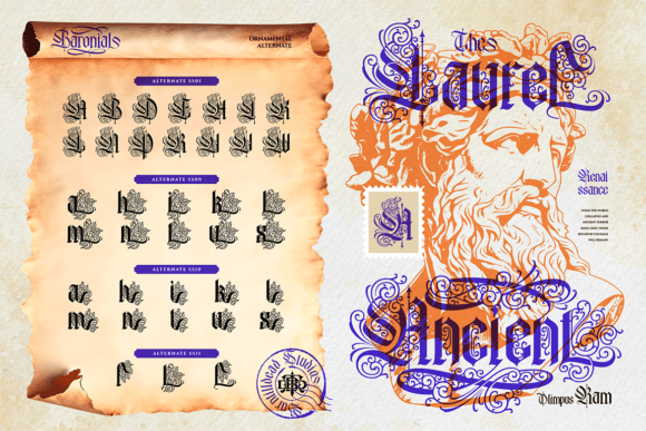 Baronial Font - Preview 5