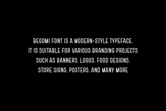 Begomi Font - Preview 4
