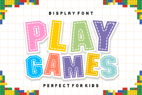 Bold Stitches Font - Preview 1