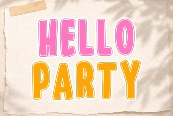 Bounce Chunky Font - Preview 1