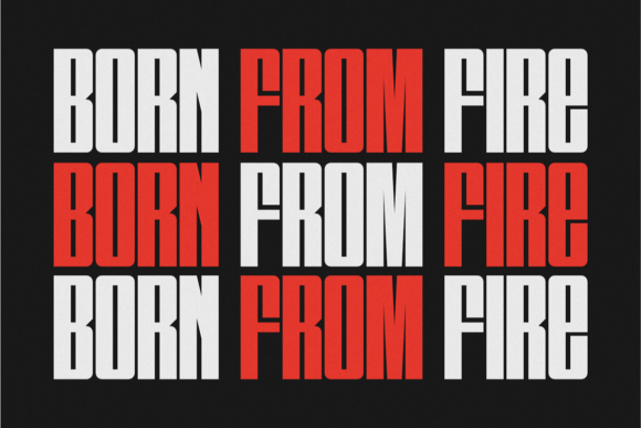 Burned Font - Preview 2