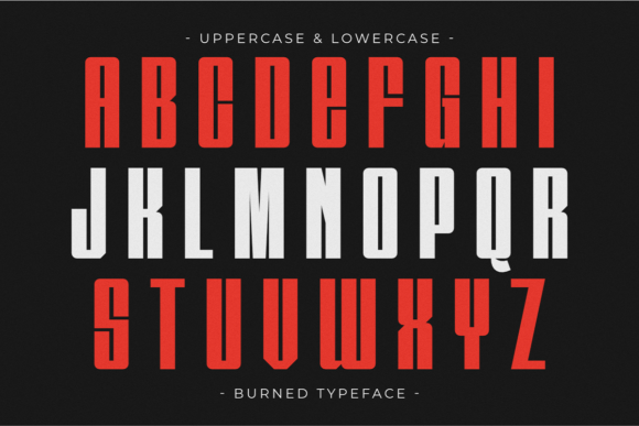 Burned Font - Preview 4