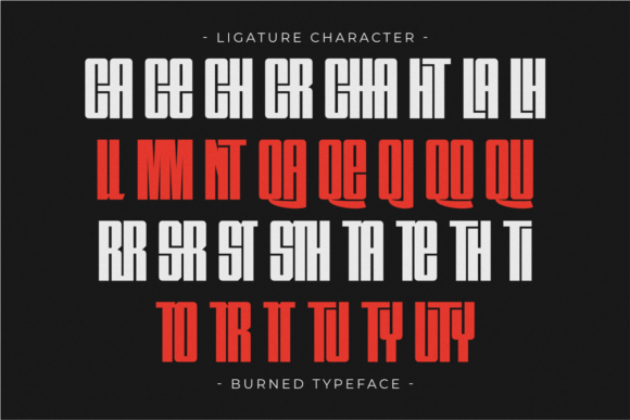 Burned Font - Preview 6