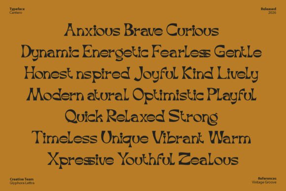 Cantero Font - Preview 2