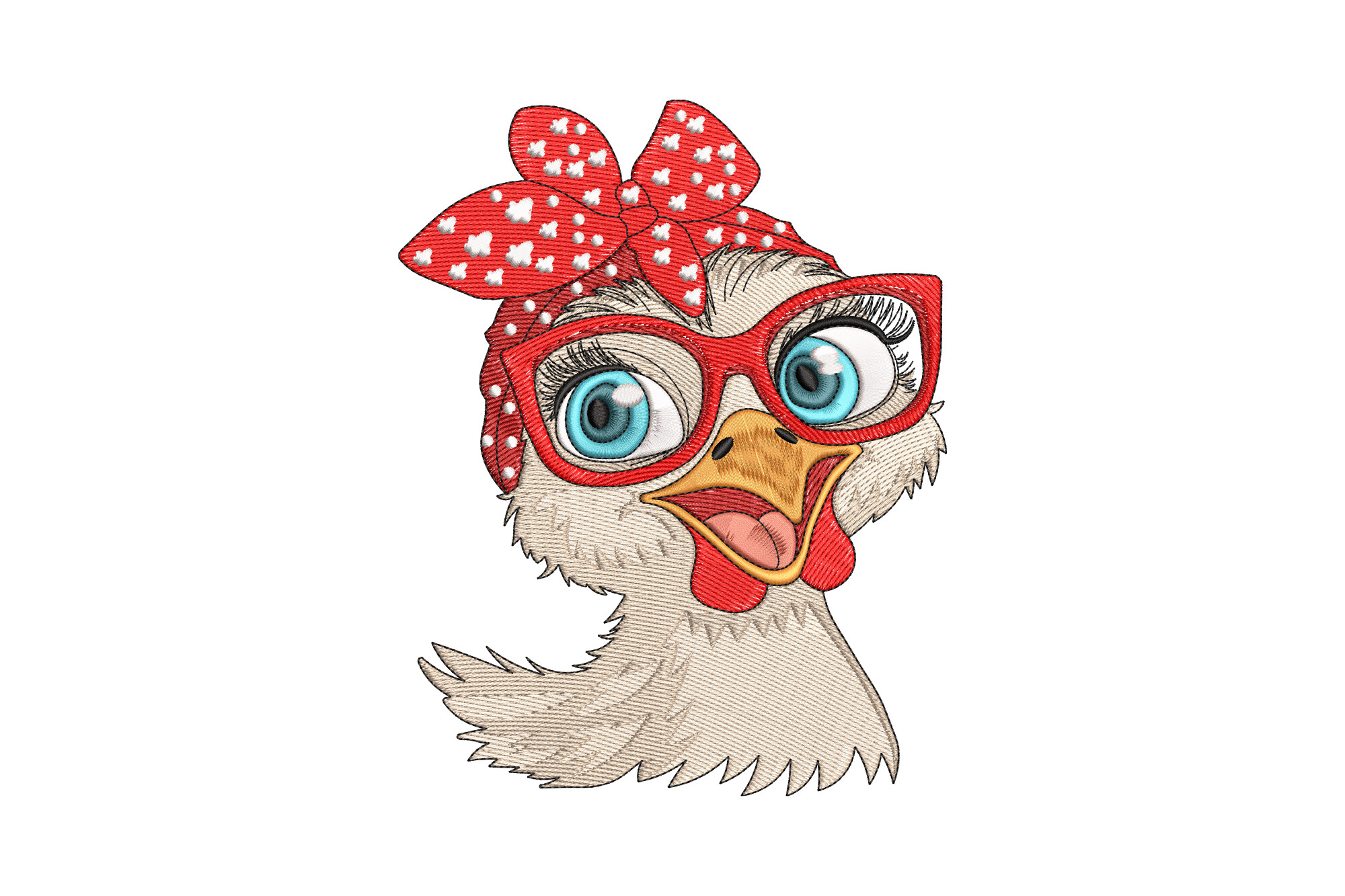Cute Chicken Lady