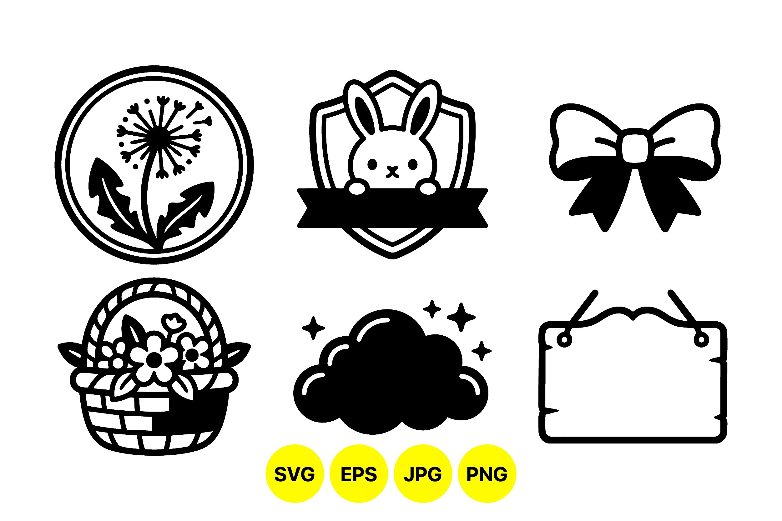 Cute Spring Icon Clipart Pack Graphic by DesignVectx · Creative Fabrica