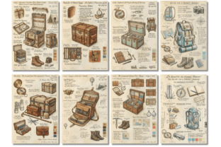 Ephemera Summer Travel Junk Journal Graphic by Markicha Art · Creative ...