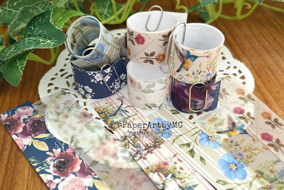 Floral Printable Washi Tape Kit Graphic Print Templates By paperart.bymc