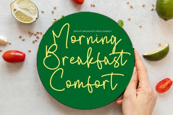 Fluffy Bloom Font PNG with transparent background - Preview 6