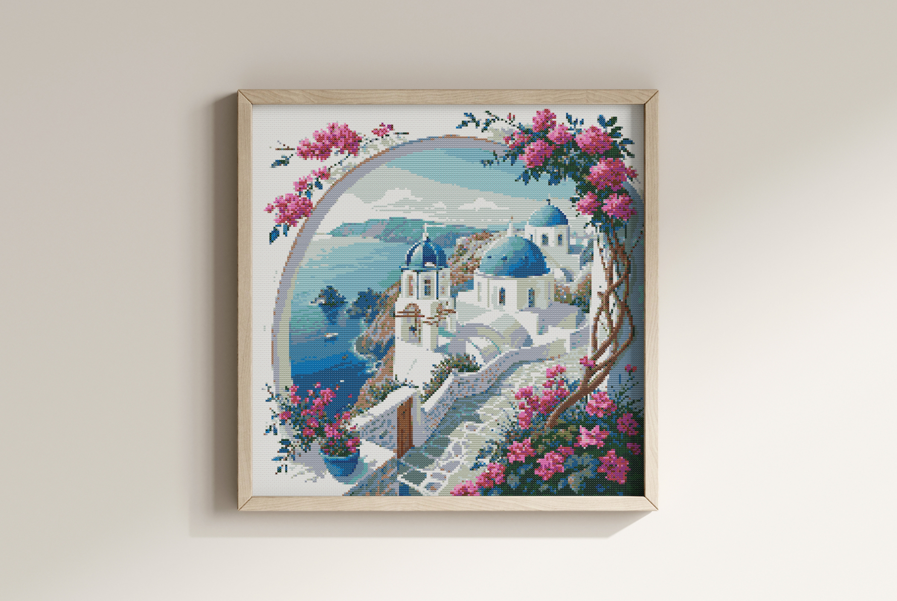 Greek White House Cross Stitch