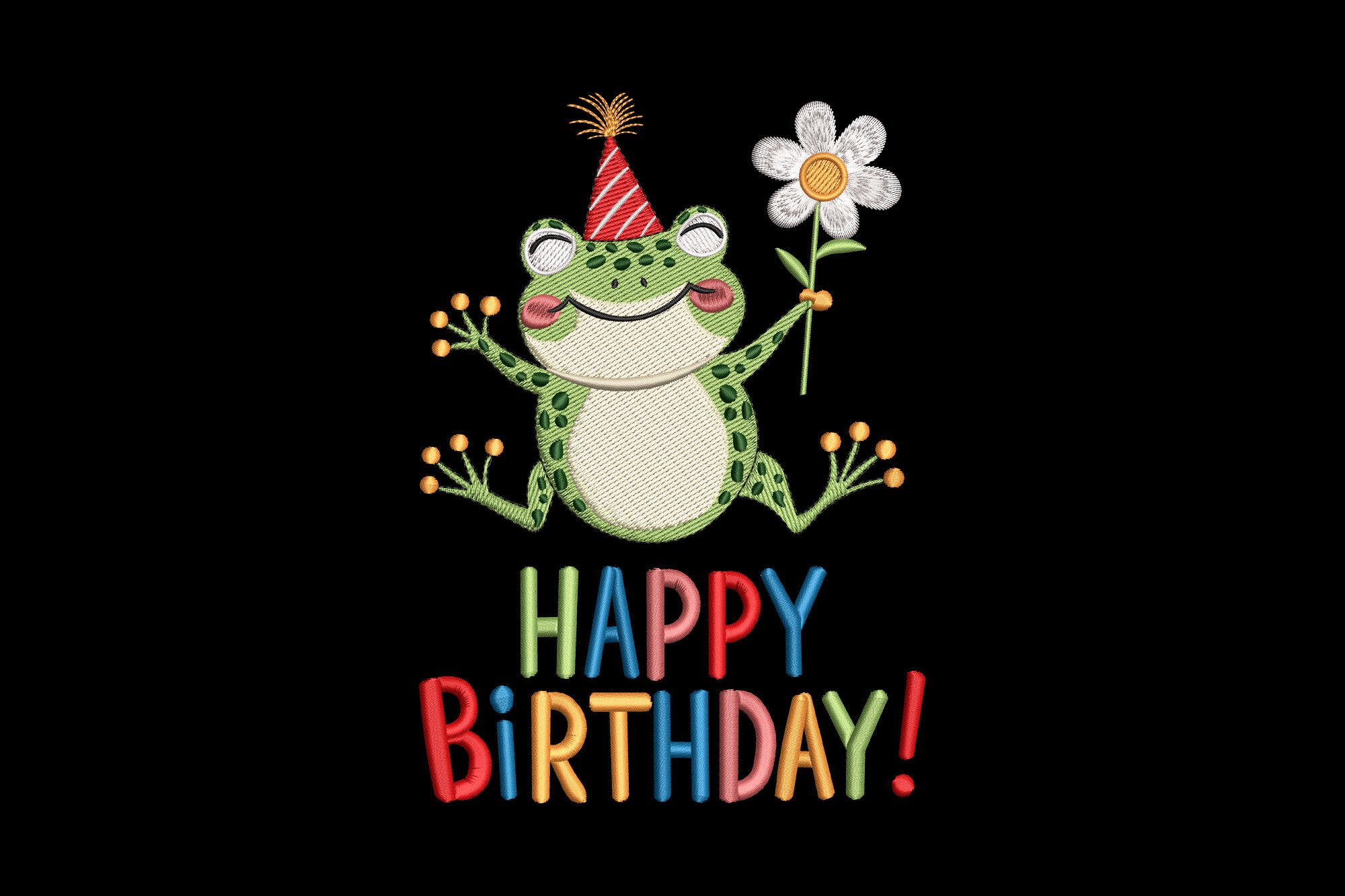 Happy Birthday Frog
