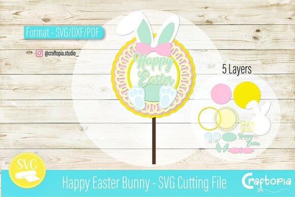 Easter 3D SVG Cut Files for Paper Crafts - Creative Fabrica