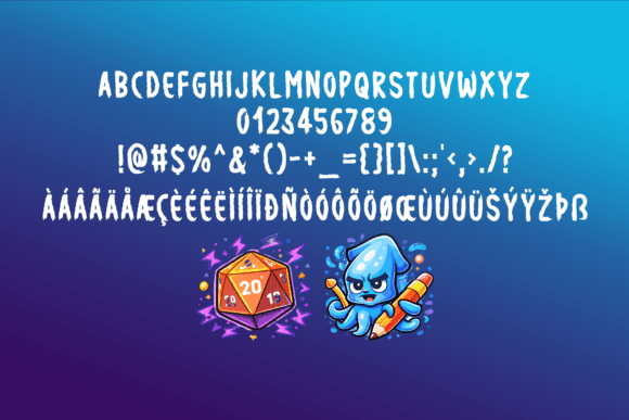 Hero Blade Font PNG with transparent background - Preview 5