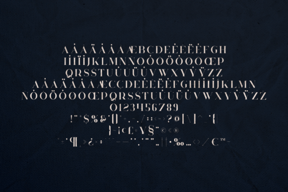 Huova Font PNG with transparent background - Preview 4