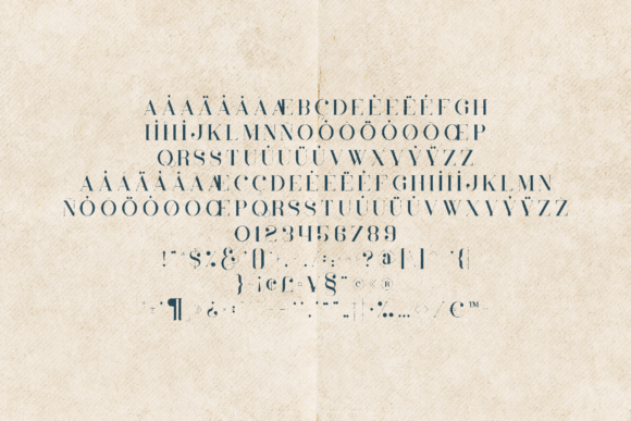 Inara Font PNG with transparent background - Preview 4