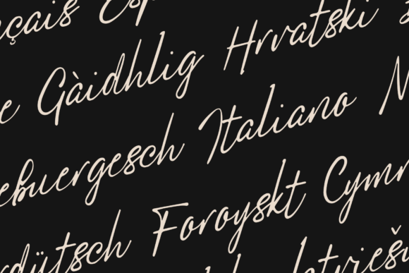 Kalissa Font PNG with transparent background - Preview 2