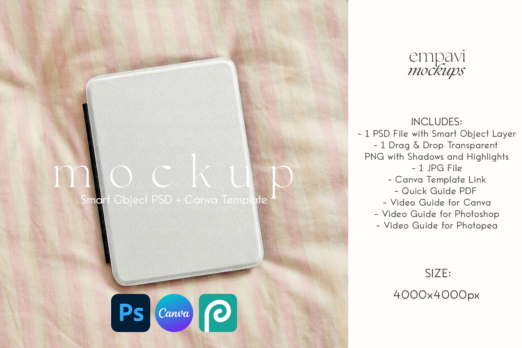 Kindle Case Mockup