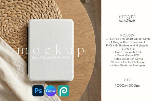 Kindle Case Mockup