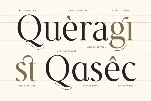 Le Saint Clair Font PNG with transparent background - Preview 1