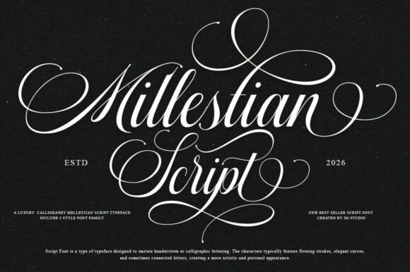 Mallestian Script Font
