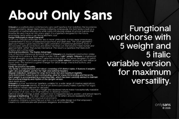 Onlysans Font PNG with transparent background - Preview 2