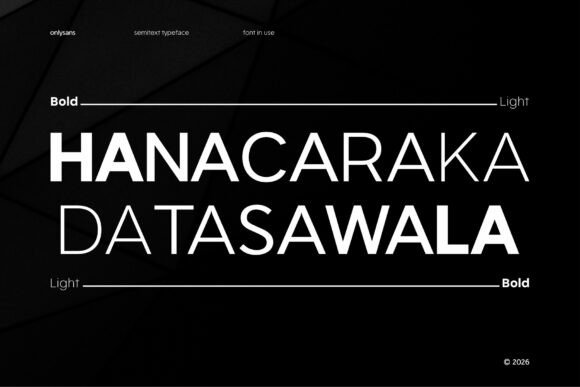 Onlysans Font PNG with transparent background - Preview 3