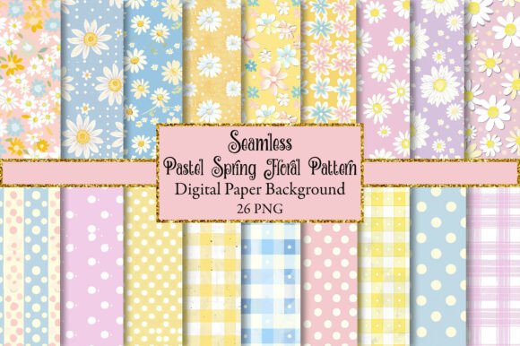 Pastel Spring Floral Pattern Graphic Patterns By Precision Patterns