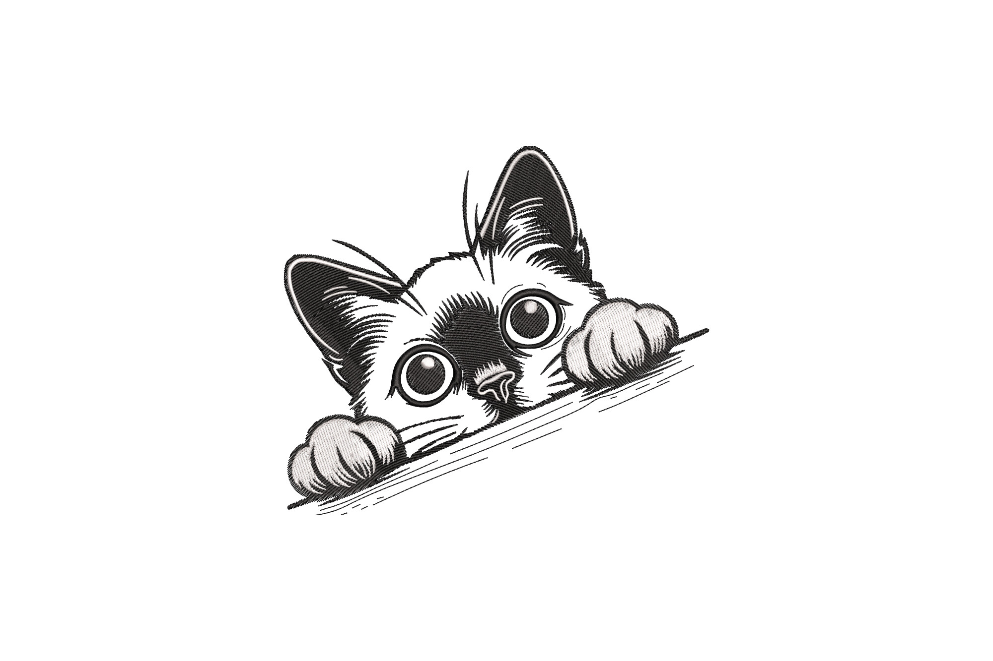 Peeking Cat