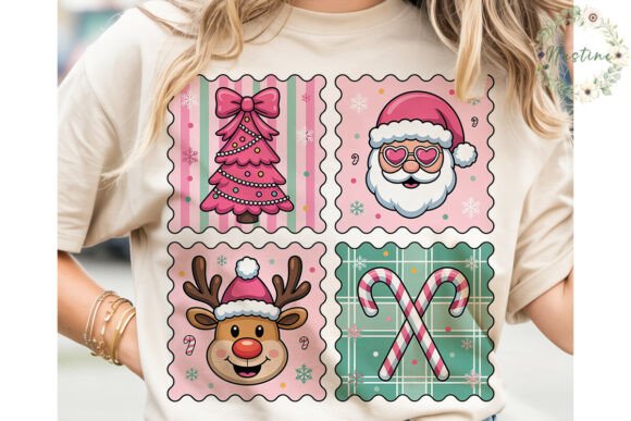 Pink Christmas Squad Sublimation Design Graphic Illustrations By Nastine