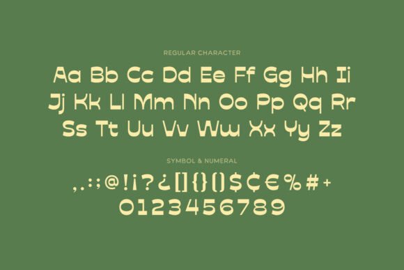 Reyspiro Font font preview - 5