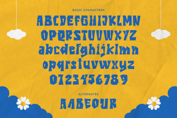 Rooslack Font font preview - 1