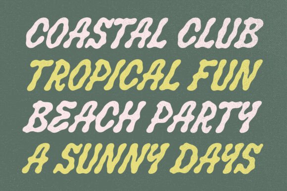 Salty Smile Font PNG with transparent background - Preview 1