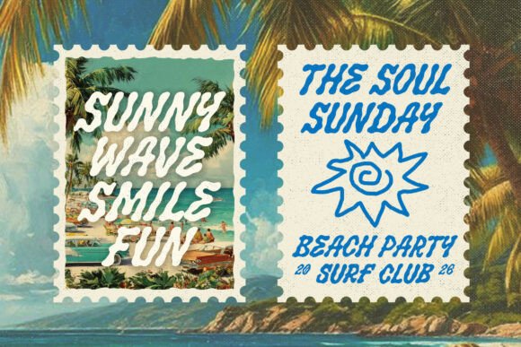 Salty Smile Font PNG with transparent background - Preview 2