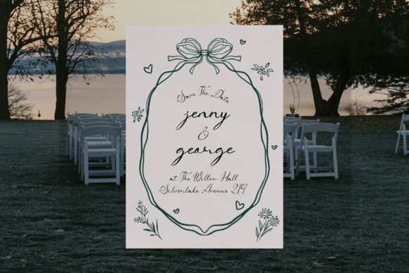 Sentaphira Font PNG with transparent background - Preview 4