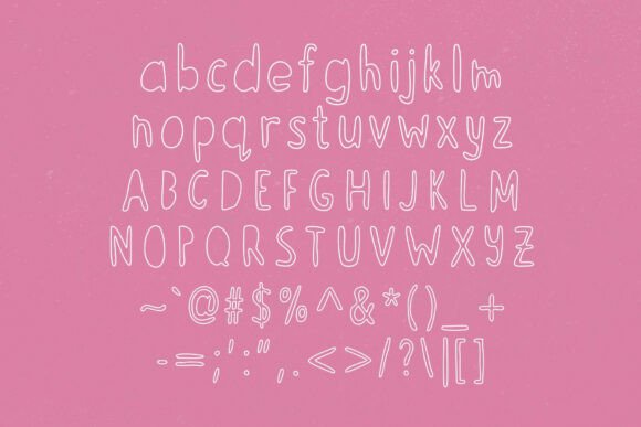 Snappy Sketch Font PNG with transparent background - Preview 3