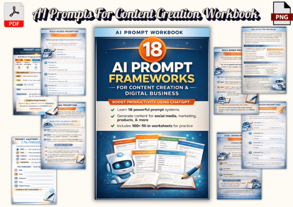 AI Prompts Workbook for Digital Creators