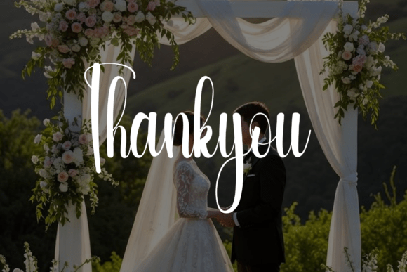 Beautiful Wedding Font - Preview 6