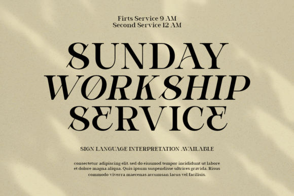 Bevola Font - Preview 1