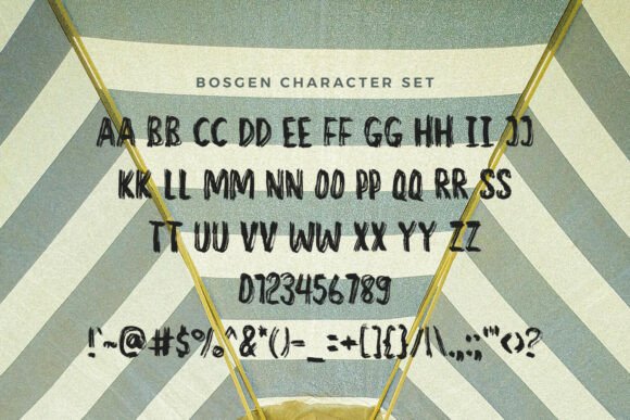 Bosgen Font - Preview 4
