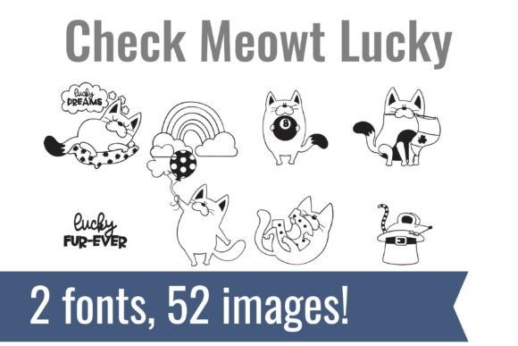 Check Meowt Dingbats Font - Preview 1