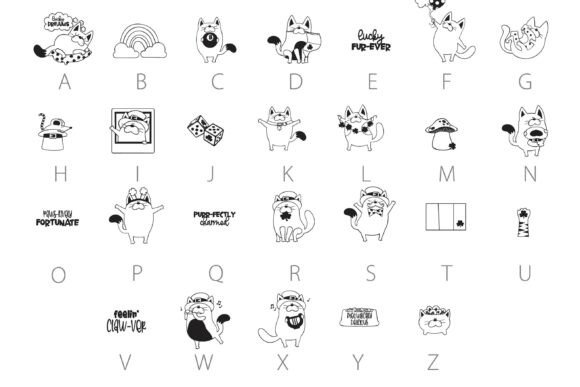 Check Meowt Dingbats Font - Preview 2