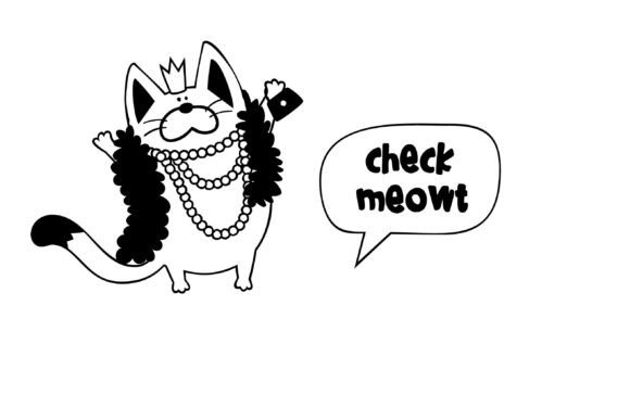 Check Meowt Dingbats Font - Preview 4