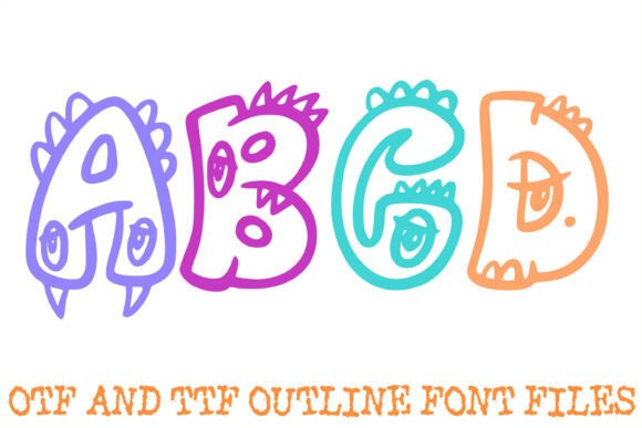 Creature Critters Font Font - Preview 2